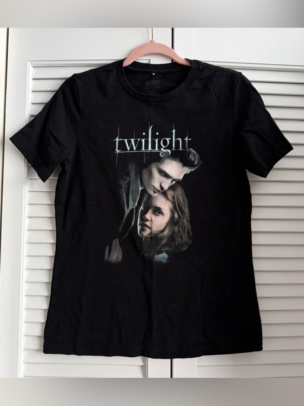 Twilight Black Graphic Y2K Tee Shirt